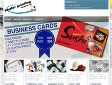Tablet Screenshot of kistlerprinting.com